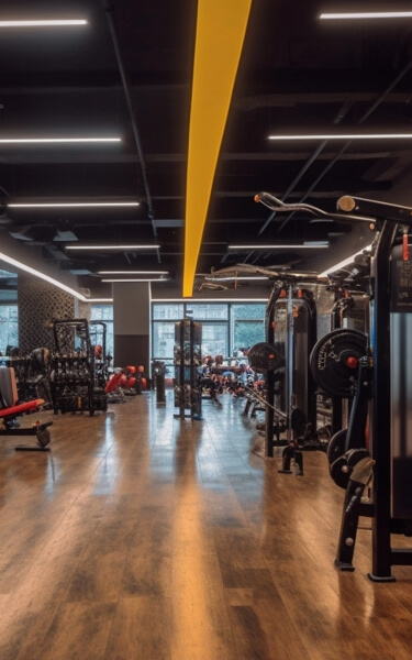 Well-equipped Gym 